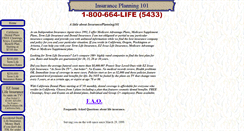 Desktop Screenshot of insuranceplanning101.com